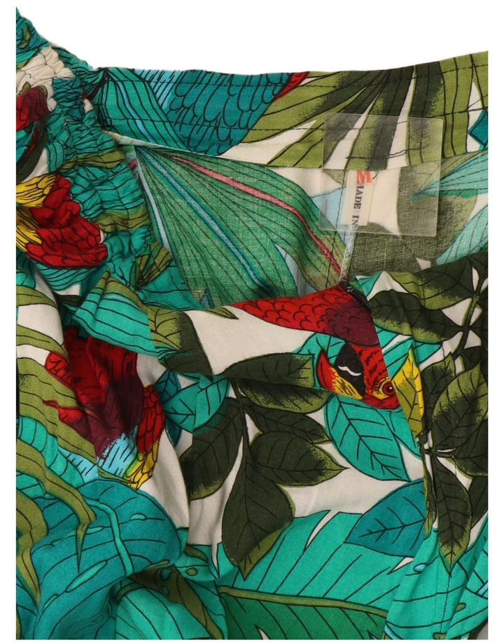 Vintage Mens Hawaiian Bermuda Shorts Medium W30 Multicoloured Floral