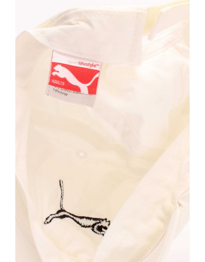 Puma Mens Graphic Baseball Cap One Size White