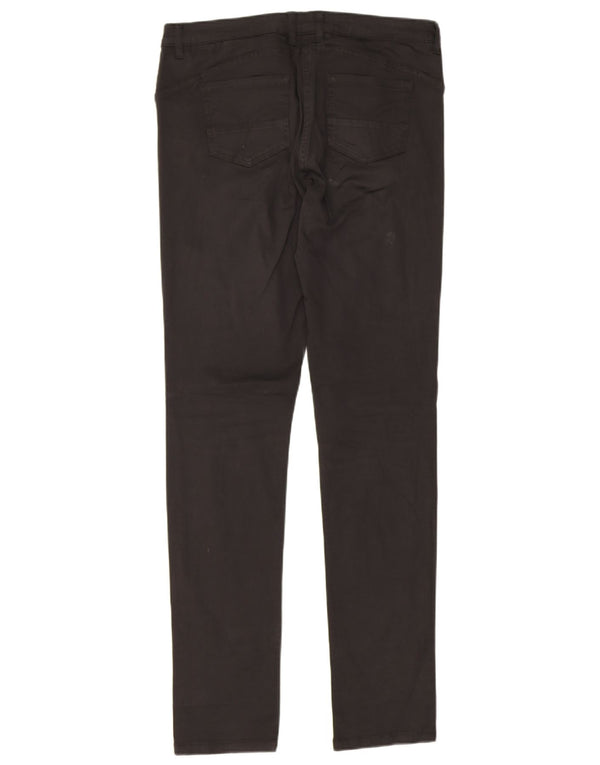 Dack's Womens Slim Fit Casual Trousers IT 46 Large W32 L32 Black Cotton