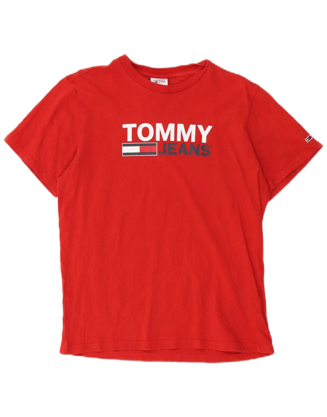 Tommy Hilfiger Mens Graphic T-Shirt Top Small Red