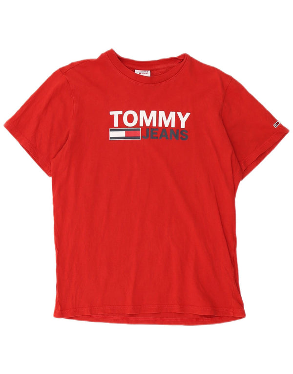 Tommy Hilfiger Mens Graphic T-Shirt Top Small Red