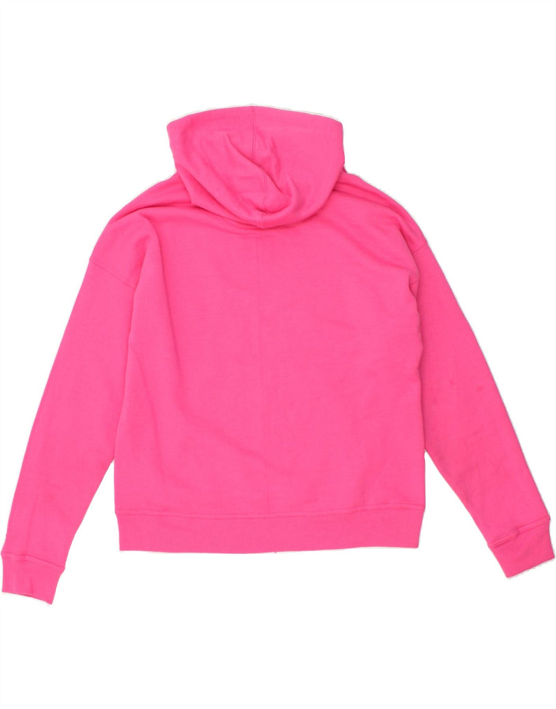 CHAMPION Womens Graphic Hooded Full Tracksuit UK 14 Medium Pink Cotton | Vintage Champion | Thrift | Second-Hand Champion | Used Clothing | Messina Hembry 