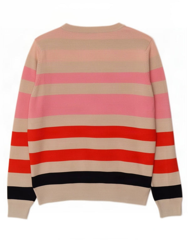 Marks & Spencer Womens V-Neck Jumper Sweater UK 10 Small Multicoloured