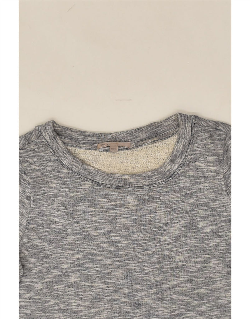 GAP Womens Top 3/4 Sleeve UK 6 XS Grey Cotton | Vintage Gap | Thrift | Second-Hand Gap | Used Clothing | Messina Hembry 