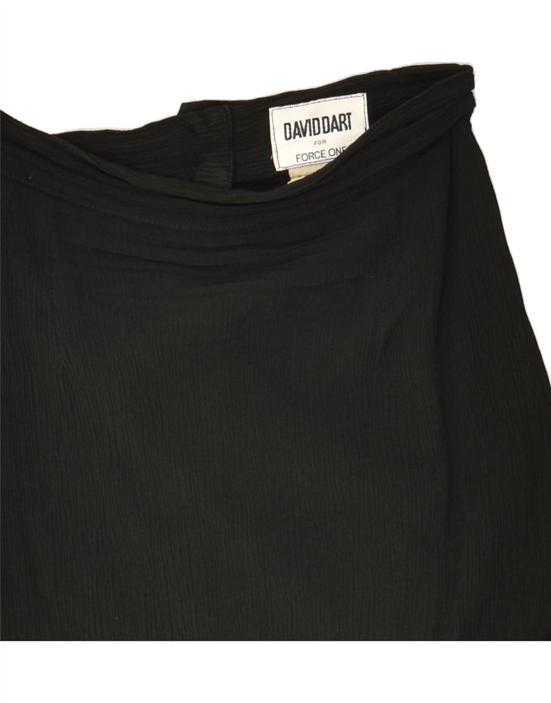 DAVID DART Womens Straight Skirt W24 XS Black | Vintage David Dart | Thrift | Second-Hand David Dart | Used Clothing | Messina Hembry 