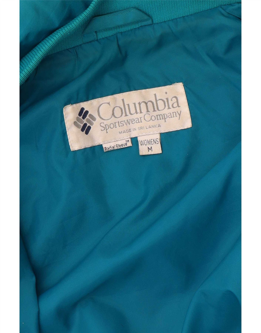 Columbia Womens Oversized Windbreaker Jacket UK 14 Medium Black Colourblock
