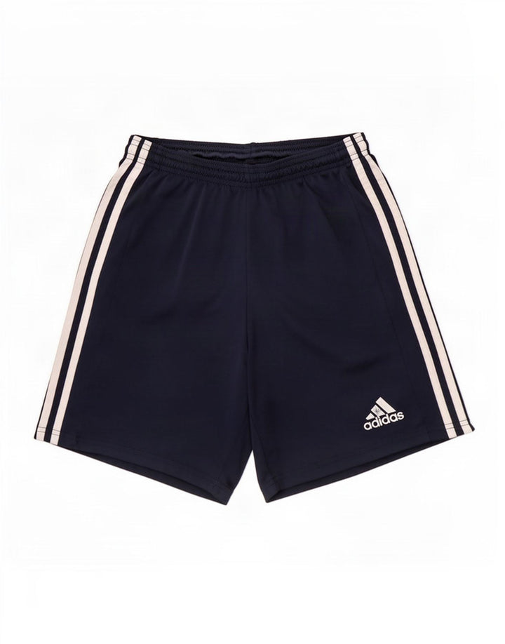 Adidas Mens Aeroready Sport Shorts Small Navy Blue Polyester
