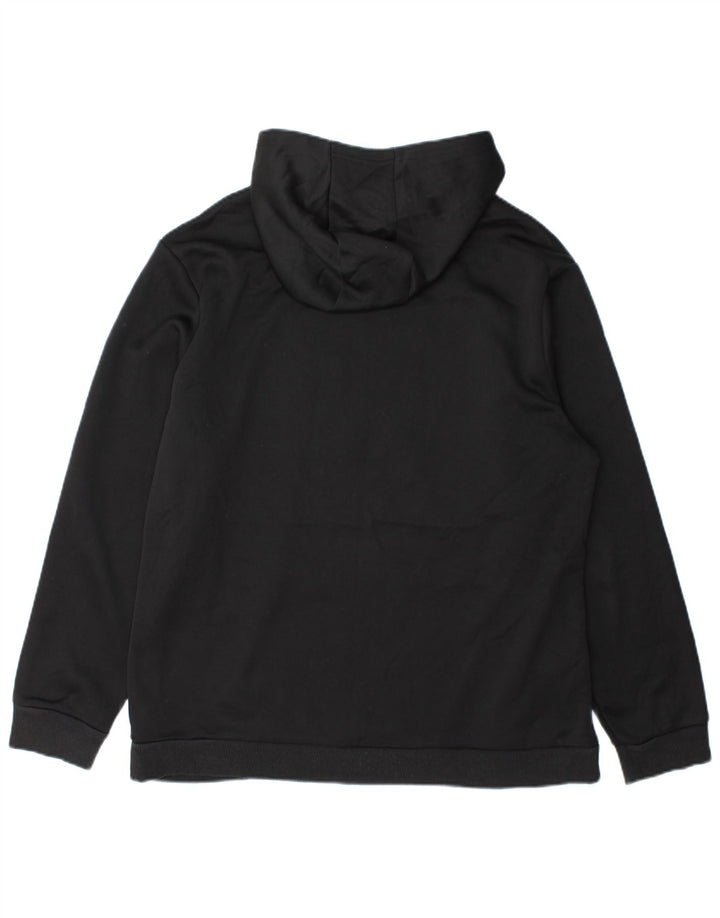 FILA Mens Graphic Hoodie Jumper Large Black Cotton