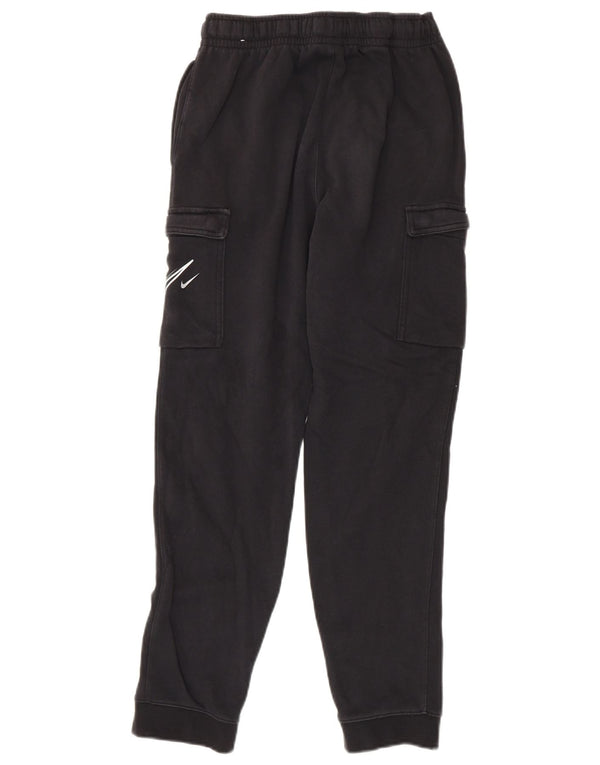 Nike Boys Graphic Cargo Tracksuit Trousers Joggers 13-14 Years XL Black