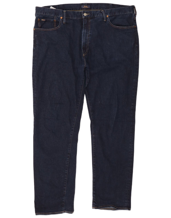 Polo Ralph Lauren Mens Hampton Relaxed Fit Straight Jeans W42 L29 Navy Blue
