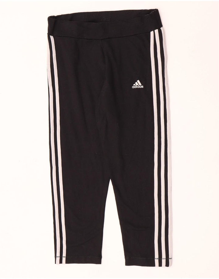 Adidas Womens Climalite Capri Leggings UK 16 Large Black