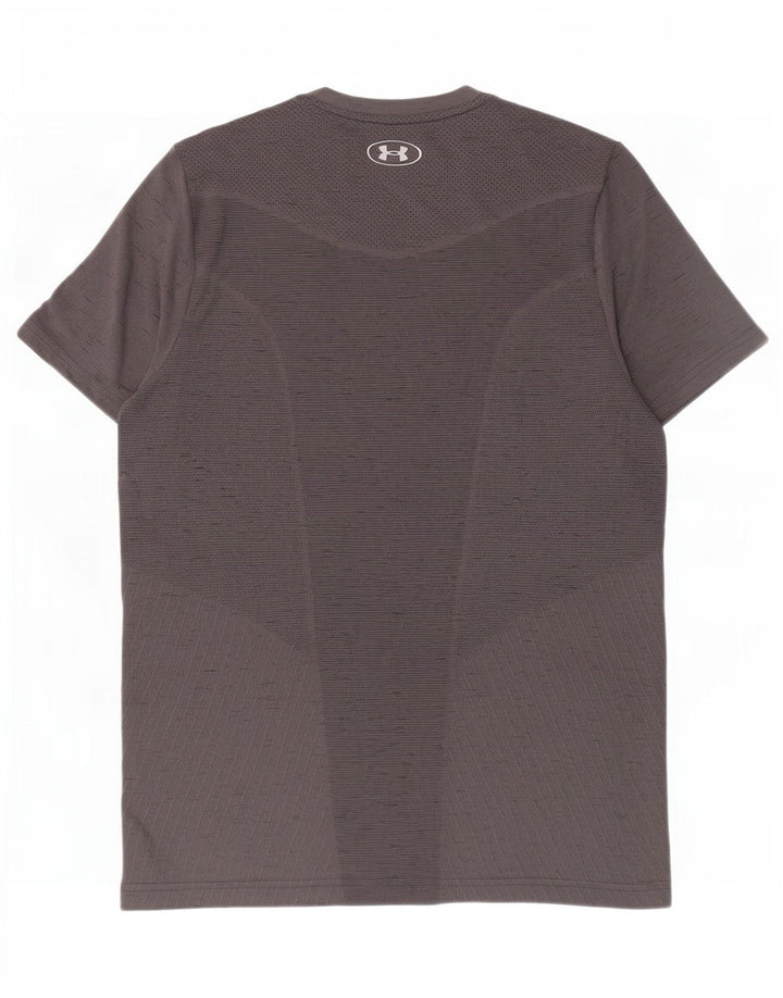 Under Armour Mens T-Shirt Top Medium Grey Flecked