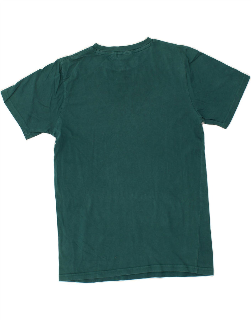 FILA Womens Graphic T-Shirt Top Small Green Cotton Vintage Fila and Second-Hand Fila from Messina Hembry 