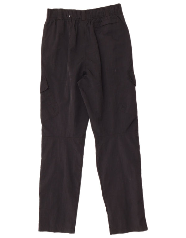 Nike Boys Straight Cargo Trousers 13-14 Years XL W26 L27 Black Nylon