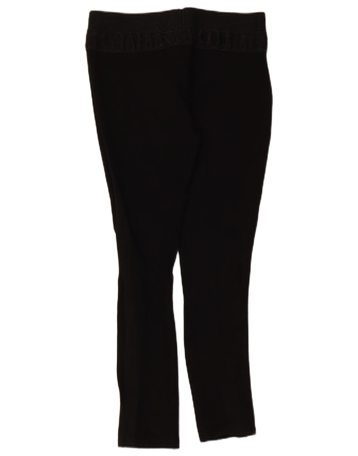 Zara Womens Crop Leggings UK 14 Large  Black