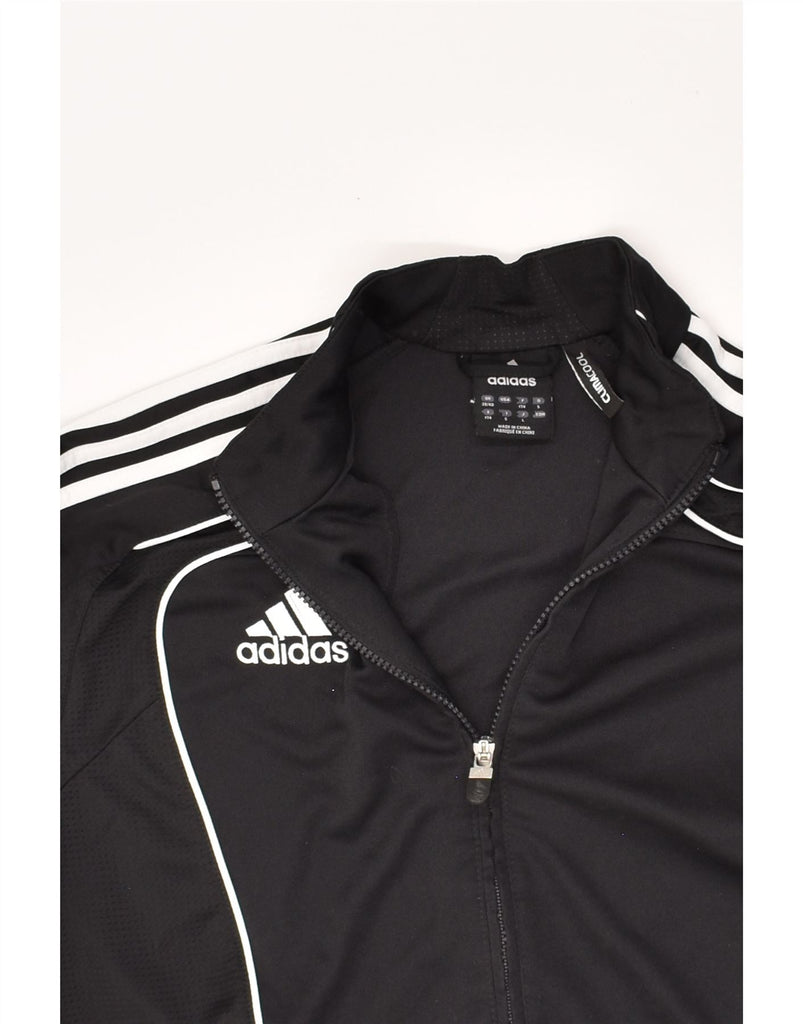 ADIDAS Mens Tracksuit Top Jacket Size 38/40 Medium Black Polyester | Vintage Adidas | Thrift | Second-Hand Adidas | Used Clothing | Messina Hembry 