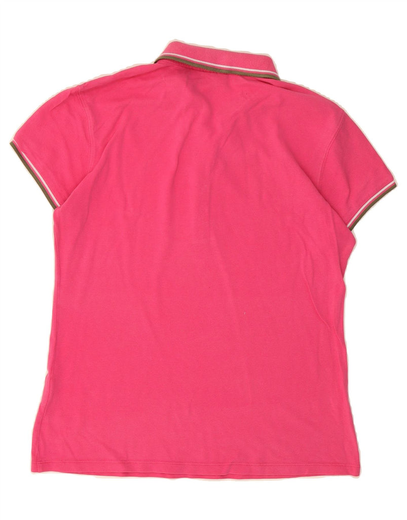 DIADORA Womens Polo Shirt UK 18 XL Pink Cotton Vintage Diadora and Second-Hand Diadora from Messina Hembry 