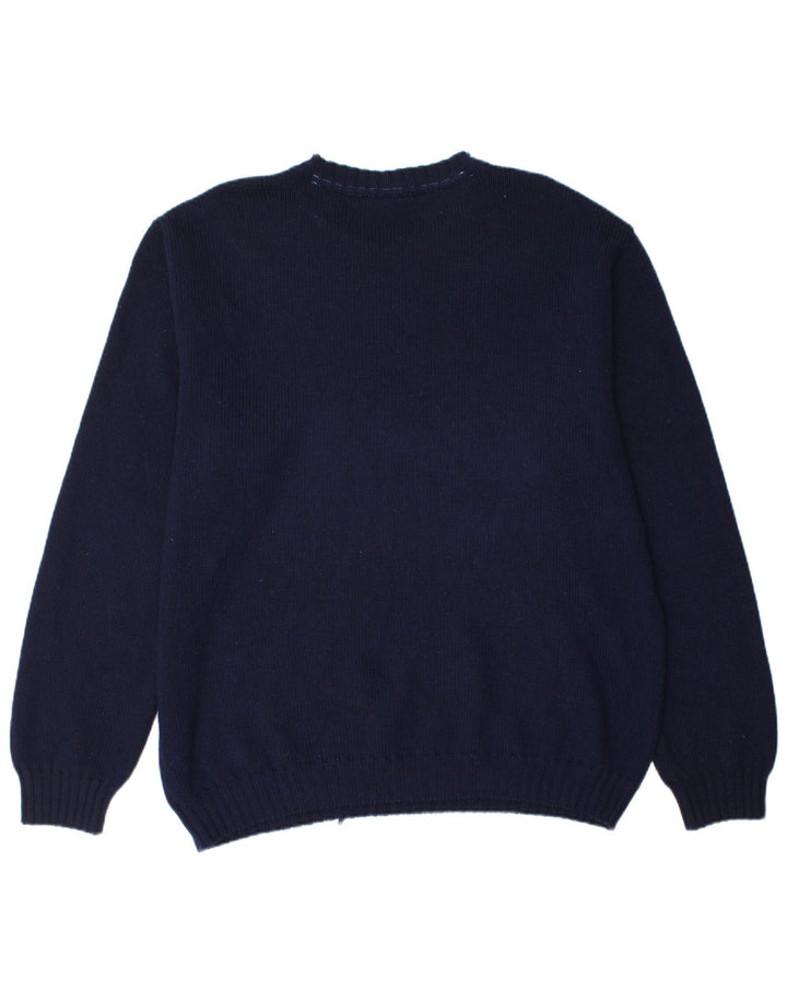 Paul & Shark Mens Yachting Crew Neck Jumper Sweater 2XL Navy Blue