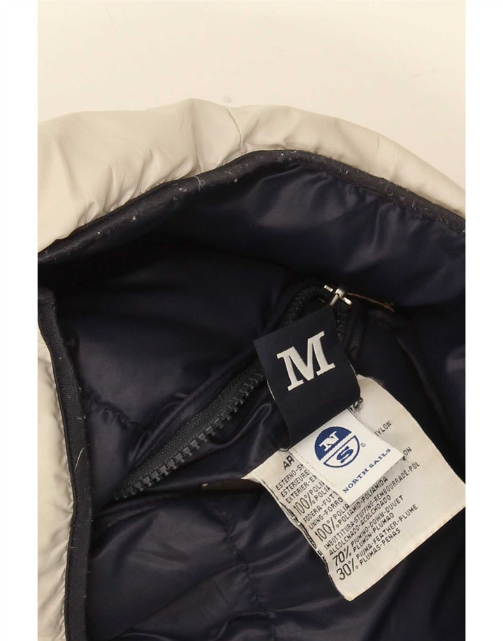 North Sails Mens Reversible Padded Gilet UK 38 Medium Navy Blue Polyamide