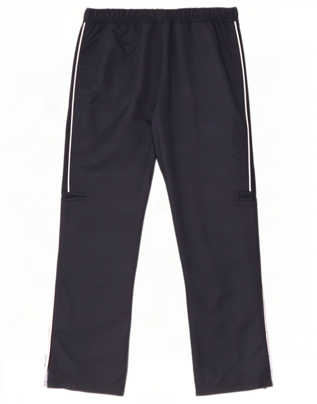 Reebok Womens Tracksuit Trousers UK 16 Large Navy Blue Polyester