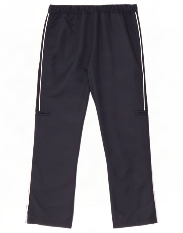 Reebok Womens Tracksuit Trousers UK 16 Large Navy Blue Polyester