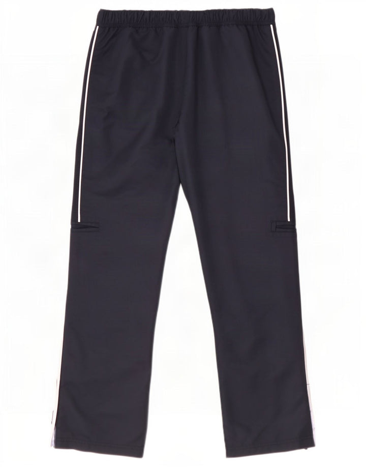 Reebok Womens Tracksuit Trousers UK 16 Large Navy Blue Polyester