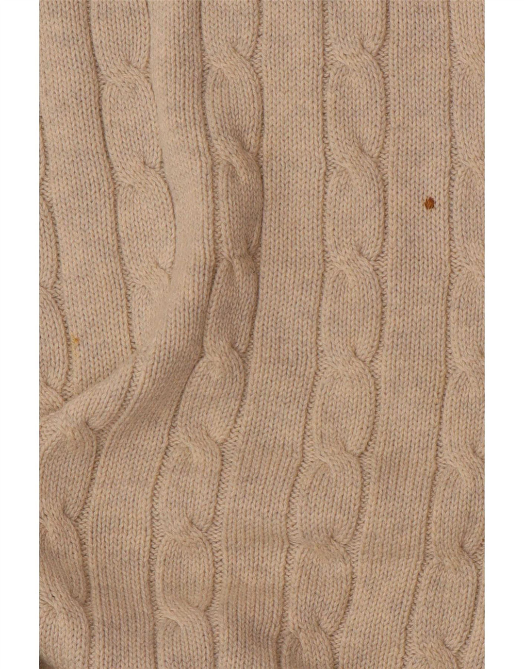 Marks & Spencer Mens Crew Neck Jumper Sweater XL Beige