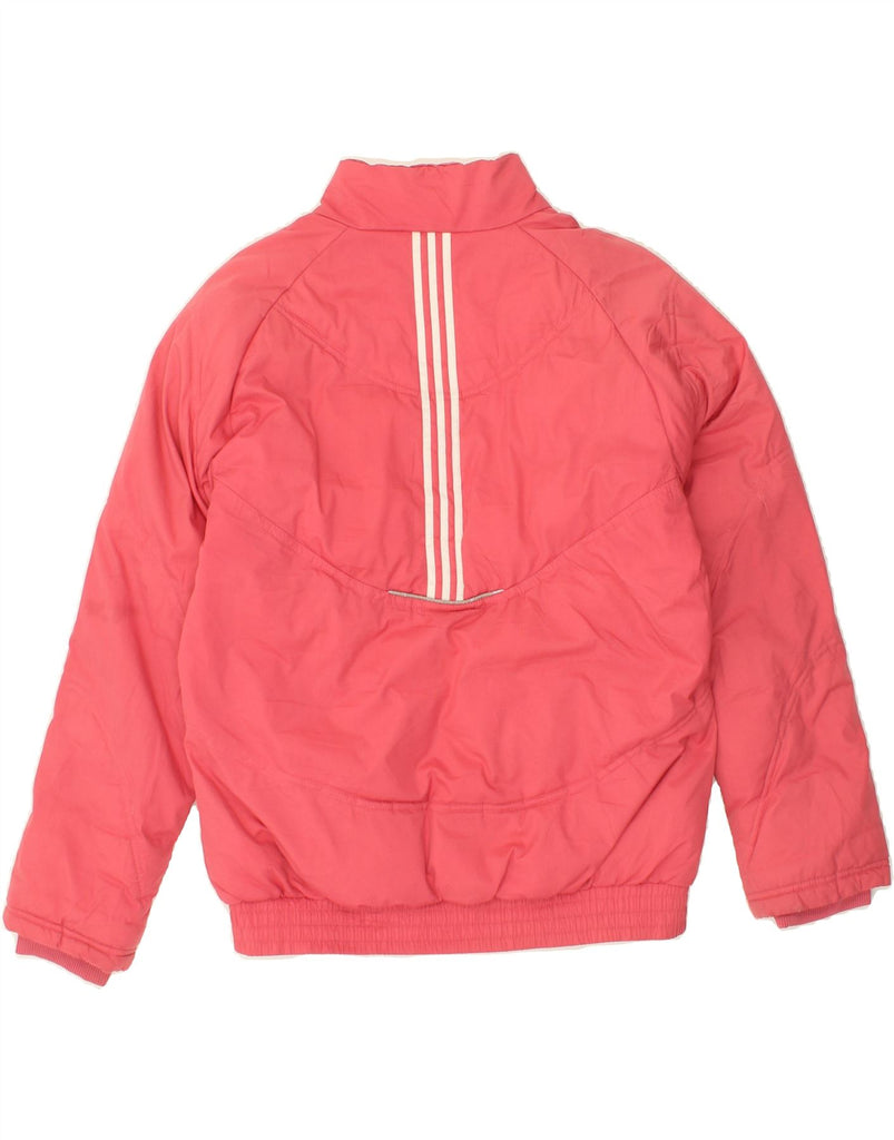 ADIDAS Girls Bomber Jacket 13-14 Years Pink Polyester Vintage Adidas and Second-Hand Adidas from Messina Hembry 