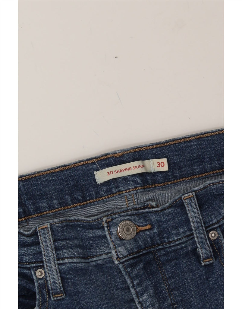 LEVI'S Womens 311 Shaping Skinny Jeans W30 L30 Blue Cotton Vintage Levi's and Second-Hand Levi's from Messina Hembry 
