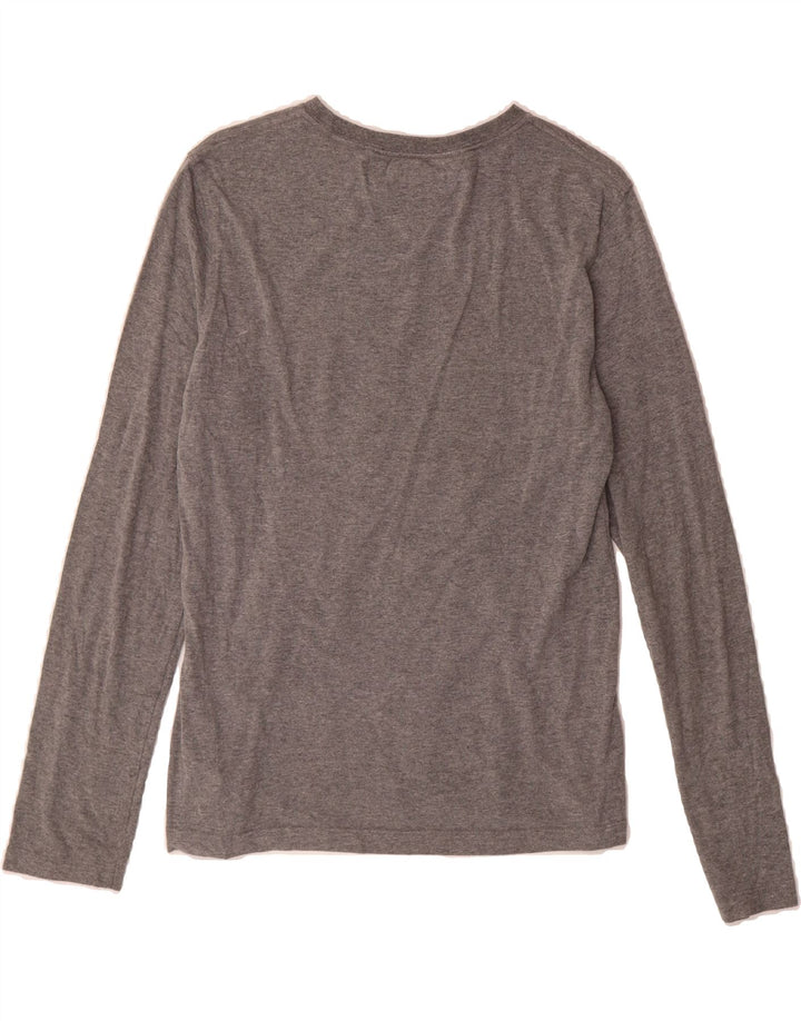 TOMMY HILFIGER Boys Graphic Top Long Sleeve 13-14 Years Grey Cotton Vintage Tommy Hilfiger and Second-Hand Tommy Hilfiger from Messina Hembry 