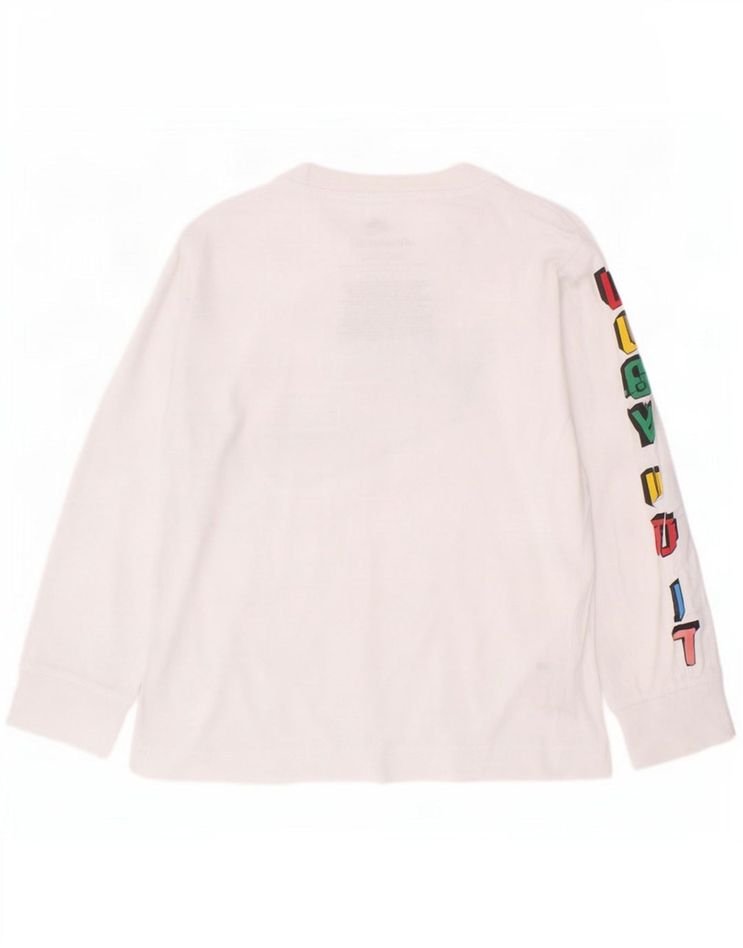Nike Boys Graphic Top Long Sleeve 4-5 Years Small White