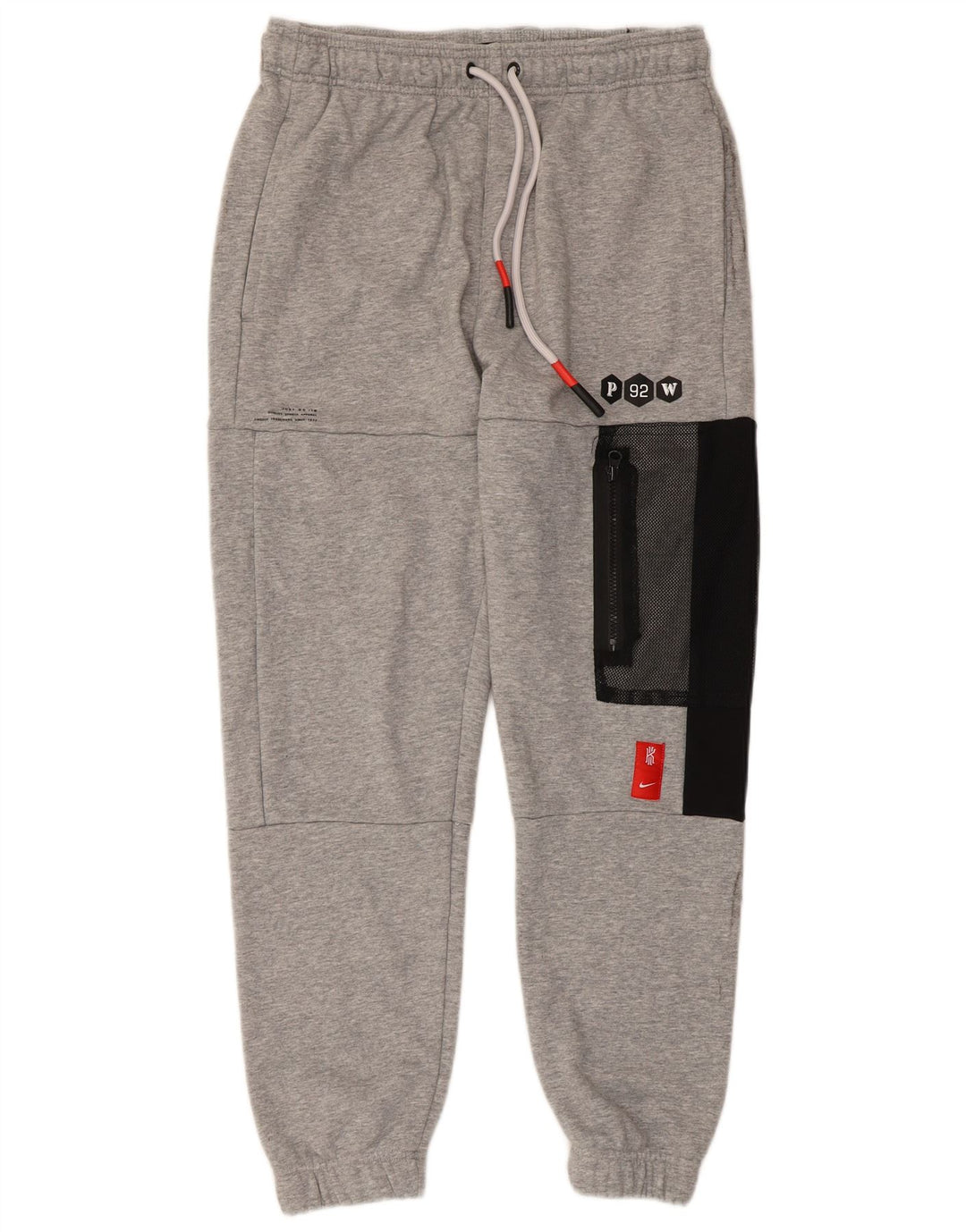 Nike Mens Tracksuit Trousers Joggers Medium Grey Colourblock Cotton