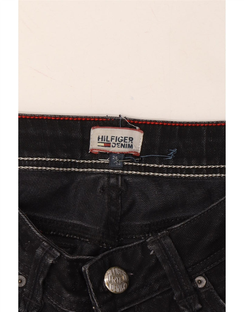 TOMMY HILFIGER Womens Slim Jeans W26 L34 Black Cotton Vintage Tommy Hilfiger and Second-Hand Tommy Hilfiger from Messina Hembry 