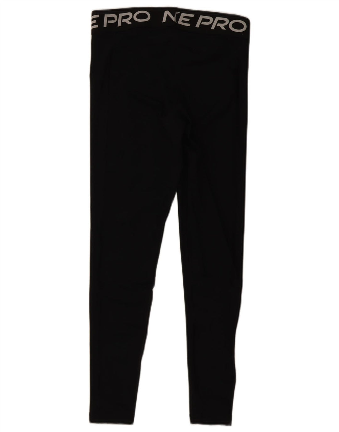Nike Womens Dri Fit Graphic Leggings UK 12 Medium Black Polyester