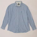 NAUTICA Mens Shirt XL Blue Striped Cotton Vintage Nautica and Second-Hand Nautica from Messina Hembry 