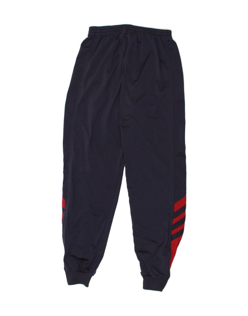 ADIDAS Mens Tracksuit Trousers Joggers UK 36/38 Small Navy Blue Polyester | Vintage Adidas | Thrift | Second-Hand Adidas | Used Clothing | Messina Hembry 