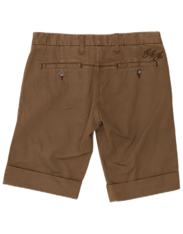 Replay Womens Chino Shorts Small W26 Khaki Cotton