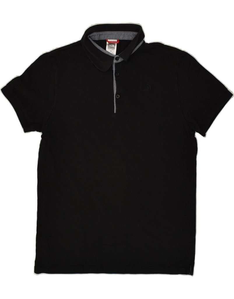 THE NORTH FACE Mens Polo Shirt Medium Black Cotton | Vintage The North Face | Thrift | Second-Hand The North Face | Used Clothing | Messina Hembry 