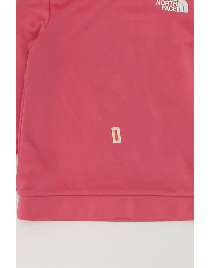 THE NORTH FACE Baby Girls Graphic Sweatshirt Jumper 12-18 Months Pink | Vintage The North Face | Thrift | Second-Hand The North Face | Used Clothing | Messina Hembry 