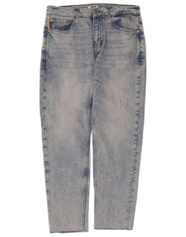 TOMMY HILFIGER Womens Straight Jeans W28 L26 Blue Cotton