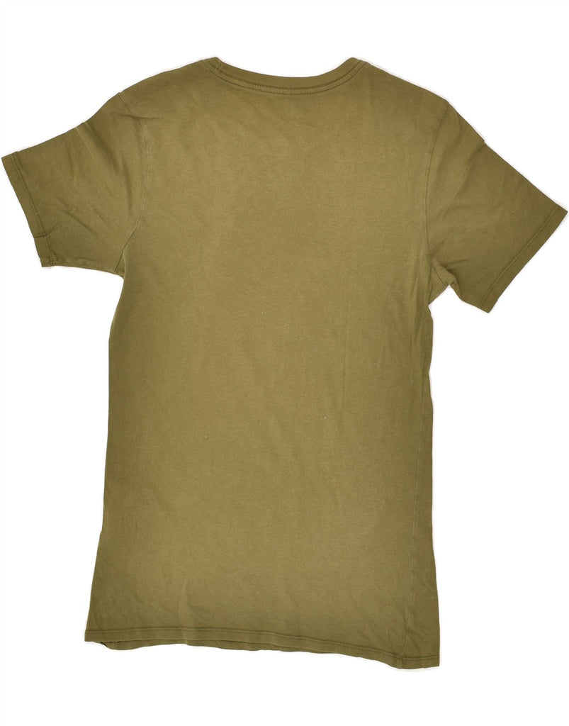 NIKE Mens T-Shirt Top XS Khaki Cotton | Vintage Nike | Thrift | Second-Hand Nike | Used Clothing | Messina Hembry 