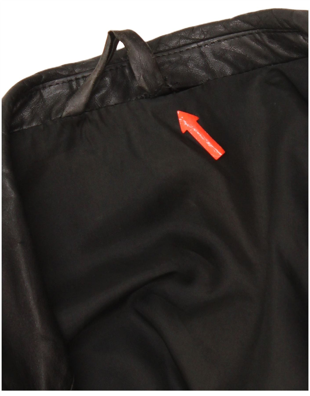 Vintage Mens Leather Jacket UK 38 Medium Black Leather