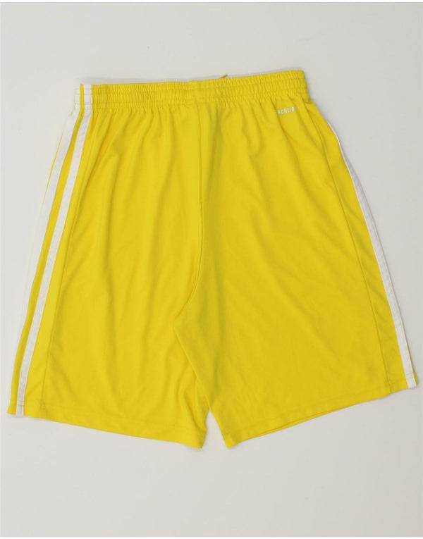 Adidas Boys Aeroready Sport Shorts 15-16 Years  Yellow Polyester