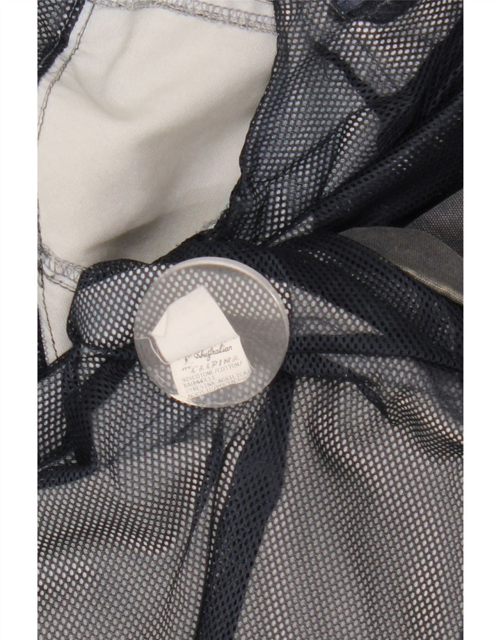 AUSTRALIAN L'ALPINA Mens Military Jacket IT 50 Large Navy Blue Cotton