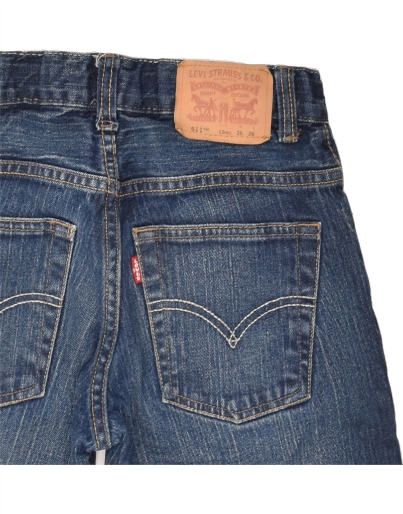 LEVI'S Boys 511 Slim Jeans 11-12 Years W26 L26  Blue Cotton | Vintage Levi's | Thrift | Second-Hand Levi's | Used Clothing | Messina Hembry 