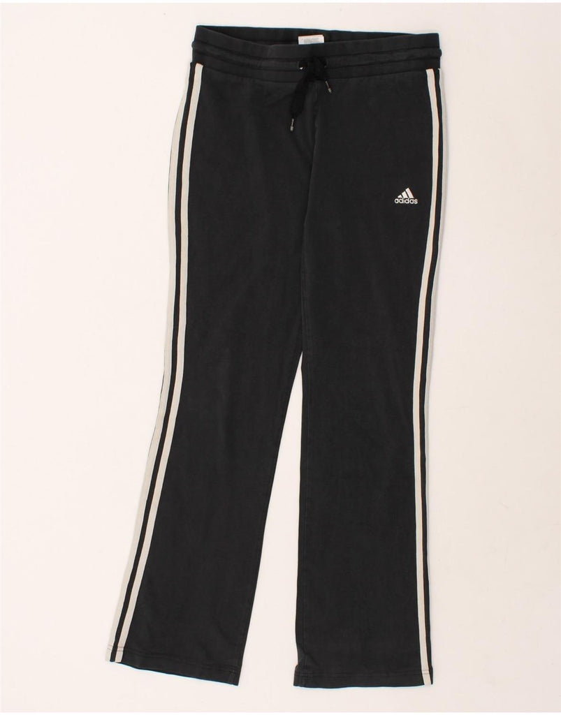 ADIDAS Womens Tracksuit Trousers UK 10 Small Grey Cotton | Vintage Adidas | Thrift | Second-Hand Adidas | Used Clothing | Messina Hembry 