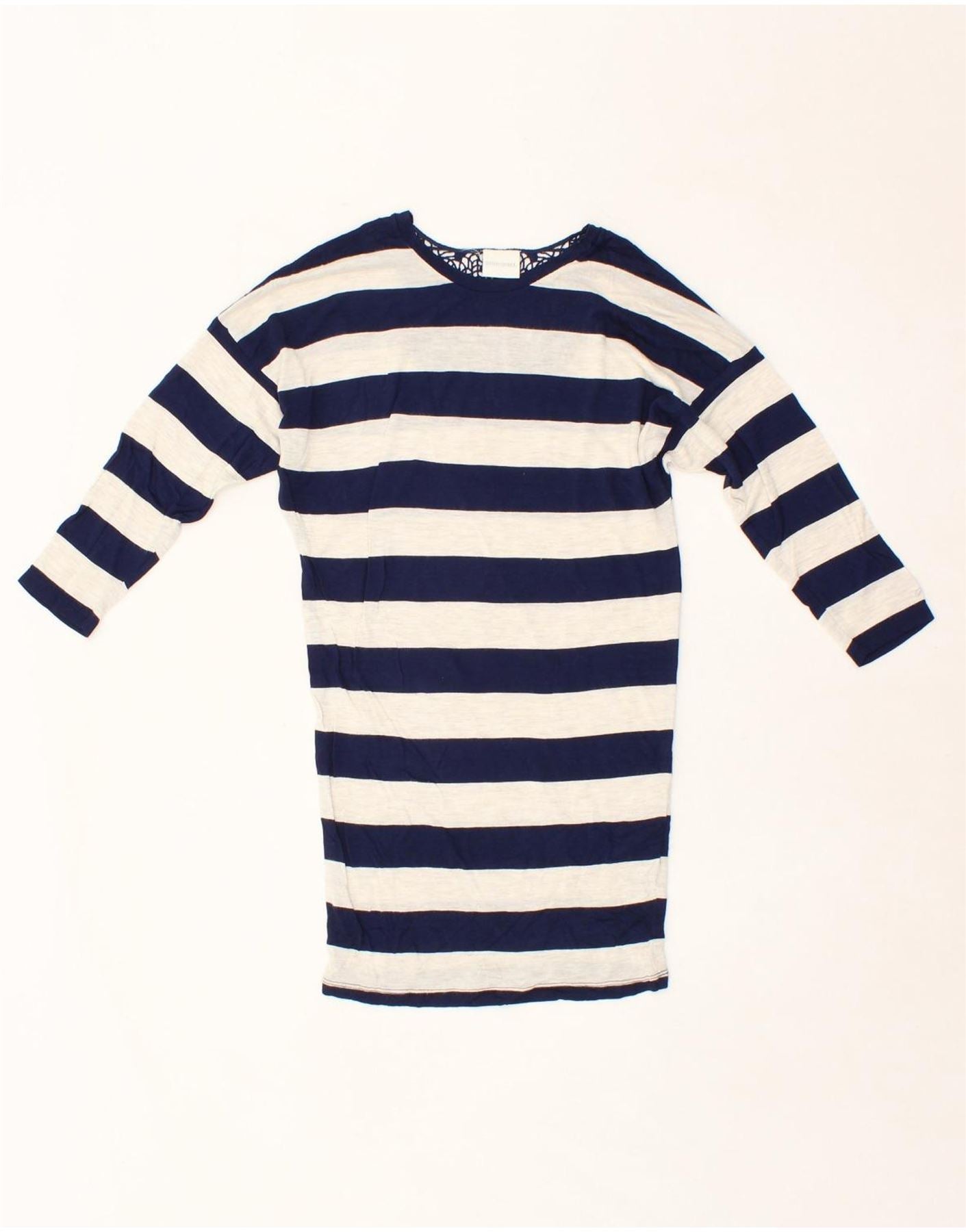 Camiseta DIESEL para mujer, manga 3/4, talla 10 pequeña, viscosa a