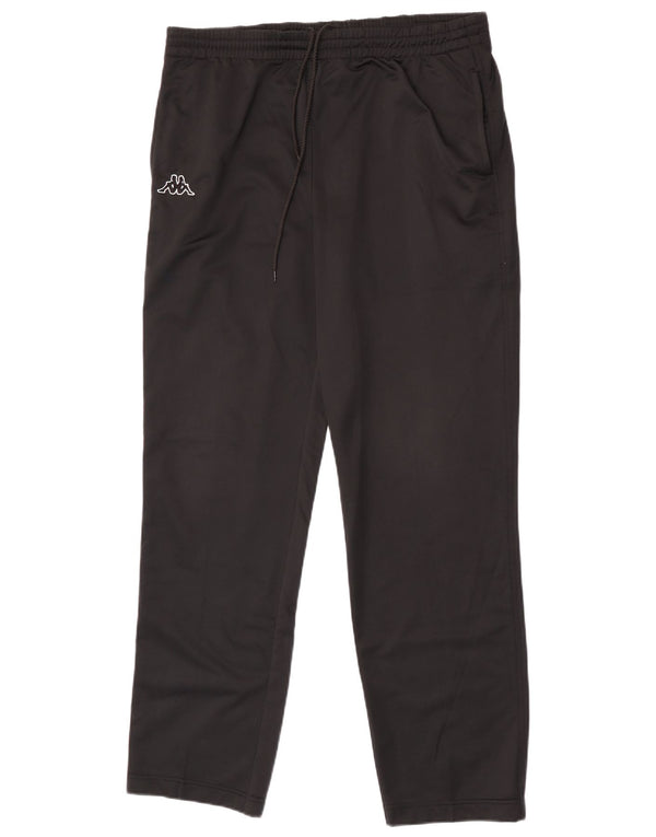 Kappa Mens Tracksuit Trousers Medium Black Polyester