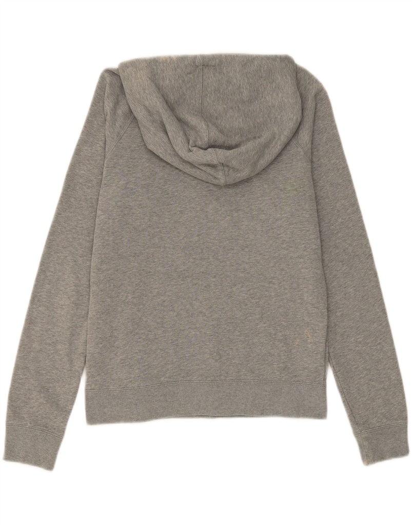 NIKE Womens Oversized Graphic Hoodie Jumper UK 10 Small Grey Cotton Vintage Nike and Second-Hand Nike from Messina Hembry 