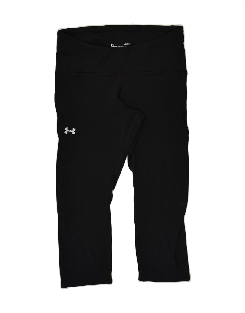 UNDER ARMOUR Womens Tracksuit Trousers Large Black Polyester | Vintage Under Armour | Thrift | Second-Hand Under Armour | Used Clothing | Messina Hembry 